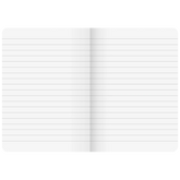 Notizbuch Premium FACT!plus Kladde | A6, liniert, Gummizugverschluss, braun